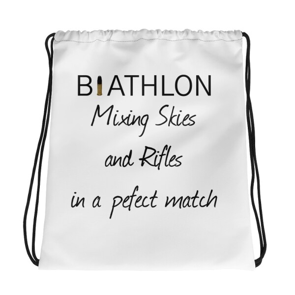 Dragsnöre påse Biathlon brand för träningskläder